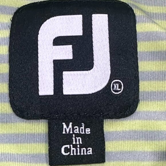 Men's FootJoy‎ (FJ) Golf Collar Short Sleeve Polo Shirt XL Summer Performance - Picture 5 of 7